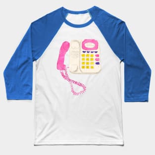 Barbie Answering Machine Phone Baseball T-Shirt